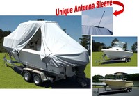 Carver®: SunDure® T-Top/Hard-Top Boat Cover for Center Console and Walk-Around Devp-Vee Boats