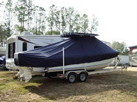 TTopCover™ Bluewater, 2550, 20xx, T-Top Boat Cover, stbd rear