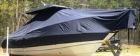Photo of Boston Whaler Outrage 230 20xx TTopCover™ T-Top boat cover, viewed from Starboard Front 