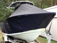 Photo of Cape Horn 22CC 20xx TTopCover™ T-Top boat cover, viewed from Starboard Front 