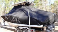 Photo of Cape Horn 24XS 20xx TTopCover™ T-Top boat cover, viewed from Port Rear 