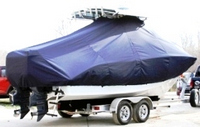 Photo of Cape Horn 24XS 20xx TTopCover™ T-Top boat cover, viewed from Starboard Rear 