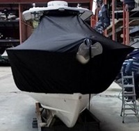 Photo of Cape Horn 31XS 20xx TTopCover™ T-Top boat cover, Front 