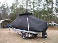 Photo of Century 1800CC 20xx TTopCover™ T-Top boat cover, viewed from Port Rear 