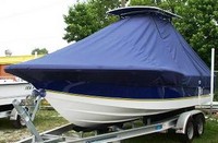 Photo of Century 2300CC 19xx TTopCover™ T-Top boat cover, viewed from Port Front 