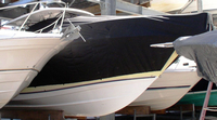 Photo of Century 3200CC 20xx TTopCover™ T-Top boat cover, viewed from Starboard Front 