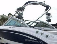 Photo of Chaparral 216 SSI Tower, 2013: Factory Wakeboard Tower Tower Top in Boot, viewed from Port Rear 