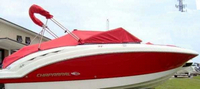 Photo of Chaparral 224 Sunesta No Tower, 2011: Bimini Top In Boot, Cockpit Cover, viewed from Starboard Rear 