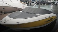 Photo of Chaparral 236 SSX No Arch, 2007: Bimini Top in Boot, Bow Cover Cockpit Cover, viewed from Port Front 