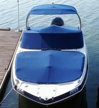 Photo of Chaparral 250 SunCoast Arch, 2016: Bimini Top, Bow Cover Cockpit Cover, Front 