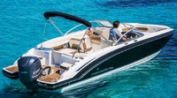 Photo of Chaparral 250 SunCoast No Arch, 2015: Bimini Top in Boot, viewed from Starboard Rear 