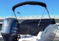 Photo of Chaparral 250 SunCoast No Arch, 2017 Bimini Top in Boot, Cockpit Cover, viewed from Starboard Rear 