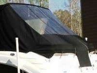 Bimini-Aft-Curtain-OEM-T2™Factory Bimini AFT CURTAIN with Eisenglass window(s) for Bimini-Top (not included) angles back to Transom area (not vertical), OEM (Original Equipment Manufacturer)
