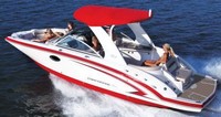 Photo of Chaparral 264 Sunesta Arch, 2012: Bimini Top Frame (Factory OEM website photo), viewed from Port Rear 