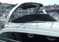 Photo of Chaparral 270 Signature Radar Arch, 2008: Bimini Top, Camper Top, Cockpit Cover, viewed from Starboard Front 