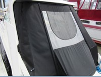 Photo of Chaparral 310 Signature, 2013: Hard-Top Aft Curtain, viewed from Port Rear 