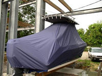 Photo of Cobia® 236CC 20xx TTopCover™ T-Top Boat Cover, Rear 335 