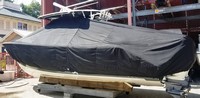 Photo of Cobia® 320CC 20xx TTopCover™ T-Top Boat Cover, viewed from Port Rear 