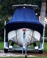 Photo of Competition 25CC 20xx TTopCover™ T-Top boat cover, Front 