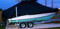 Photo of Contender 21 Open, 2011: TTopCover™ T-Top boat cover, viewed from Starboard Side 