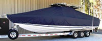 Photo of Donzi 35 ZF Open 20xx TTopCover™ T-Top boat cover, viewed from Port Front 