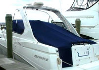 Photo of Four Winns Vista 378, 2003: Cockpit Cover, viewed from Port Rear 