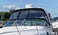 Photo of Four Winns Vista V355, 2019 Hard-Top, Visor, Side Curtains, viewed from Port Front 