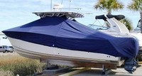 Photo of Grady White Bimini 306 19xx T-Top Boat-Cover, viewed from Port Rear 