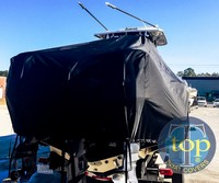 Photo of Key West® 351 Billistic 20xx T-Top Boat-Cover, Rear 