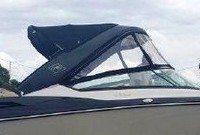 Photo of Monterey 298 SS Arch, 2019 Arch Visor, Side Curtains, Sunshade Top, viewed from Starboard Side 