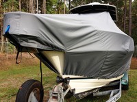 Photo of Pursuit 2470 20xx TTopCover™ T-Top boat cover, Front 