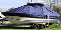 Photo of Regulator 23FS 20xx TTopCover™ T-Top boat cover, viewed from Port Side 
