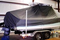 Photo of Regulator 24 20xx TTopCover™ T-Top boat cover stern 