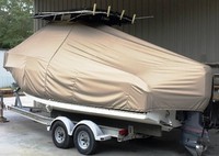 Photo of Robalo R230 20xx T-Top Boat-Cover, viewed from Port Rear 