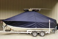 Photo of Sailfish 218CC 20xx TTopCover™ T-Top boat cover, viewed from Port Side 