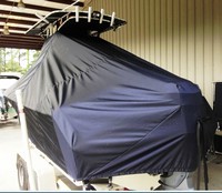 Photo of Sailfish 220CC 20xx TTopCover™ T-Top boat cover, viewed from Port Rear 