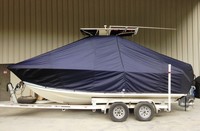 Photo of Sailfish 220CC 20xx TTopCover™ T-Top boat cover, viewed from Port Side 