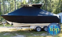 Photo of Sailfish 2360CC 20xx TTopCover™ T-Top boat cover, viewed from Port Side 
