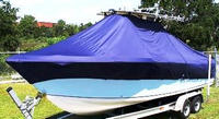 Photo of Sailfish 2660CC 20xx TTopCover™ T-Top boat cover, viewed from Port Front 