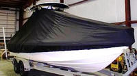 Photo of Sea Fox® 225 Bay Fisher 20xx TTopCover™ T-Top boat cover, viewed from Starboard Front 