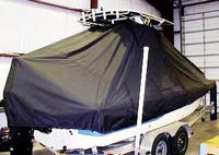 Photo of Sea Fox® 225 Bay Fisher 20xx TTopCover™ T-Top boat cover, viewed from Starboard Rear 