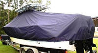 Photo of Sea Fox® 286CC Commander 20xx TTopCover™ T-Top boat cover, viewed from Port Rear 