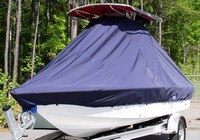 Photo of Sea Hunt® BX19 20xx TTopCover™ T-Top Boat Cover, viewed from Port Front 