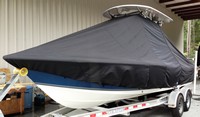 Photo of Sea Hunt® BX22 20xx TTopCover™ T-Top boat cover, viewed from Port Front 
