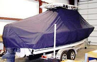 Photo of Sea Hunt® Gamefish-24 20xx TTopCover™ T-Top boat cover, viewed from Starboard Rear 