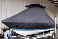 Photo of Sea Hunt® Triton-186 20xx TTopCover™ T-Top Boat Cover, viewed from Port Front 