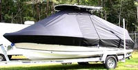 Photo of Sea Hunt® Ultra-210 20xx TTopCover™ T-Top boat cover, viewed from Port Side 