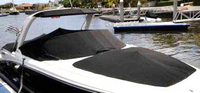 Sea Ray® 270 SLX Arch Tower-Bimini-Top-Forward-Canvas-OEM-G0™ Factory Bimini CANVAS (No Frame) for FRONT of factory installed Ski/Wakeboard Tower (sometimes called a SOFT TOP), OEM (Original Equipment Manufacturer)