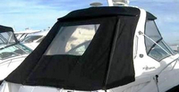 Sea Ray® 320 Sundancer Sunshade-Top-Canvas-Frame-SS-Seamark-OEM-G5™ Factory SUNSHADE CANVAS and FRAME (behind Radar Arch) with Mounting Hardware, OEM (Original Equipment Manufacturer) (Sunshade-Tops may have been SeaMark(r) vinyl-lined Sunbrella(r) prior to 2008 through 2018, now they are Sunbrella(r) to avoid mold issues