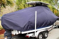 Photo of Triton 2286CC 20xx TTopCover™ T-Top boat cover, viewed from Starboard Rear 